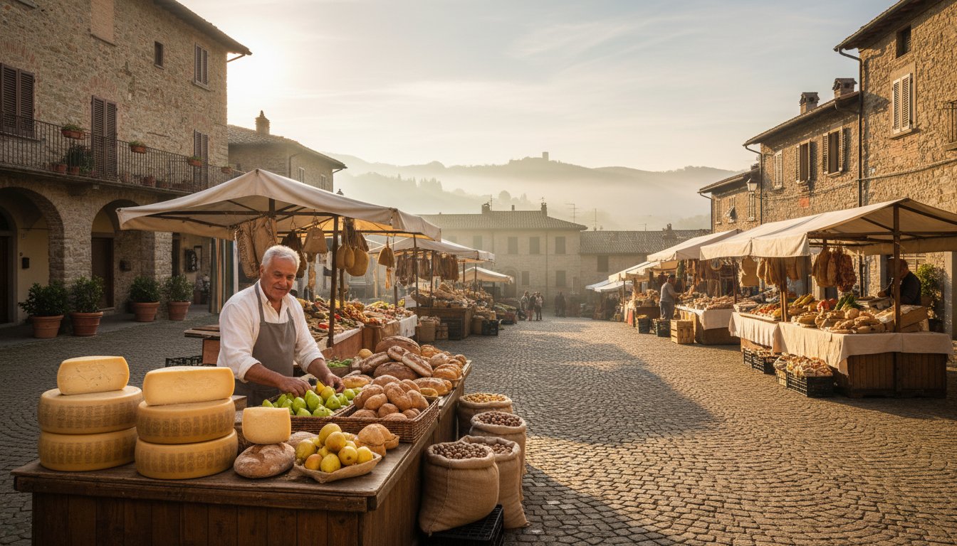 Lokale markten rondom Alba: Een sfeervolle ontdekkingsreis door Piemonte