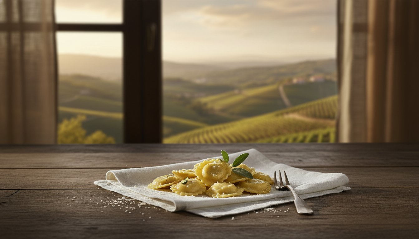 Ravioli del plin al tovagliolo: De smaak van authentiek Piemonte