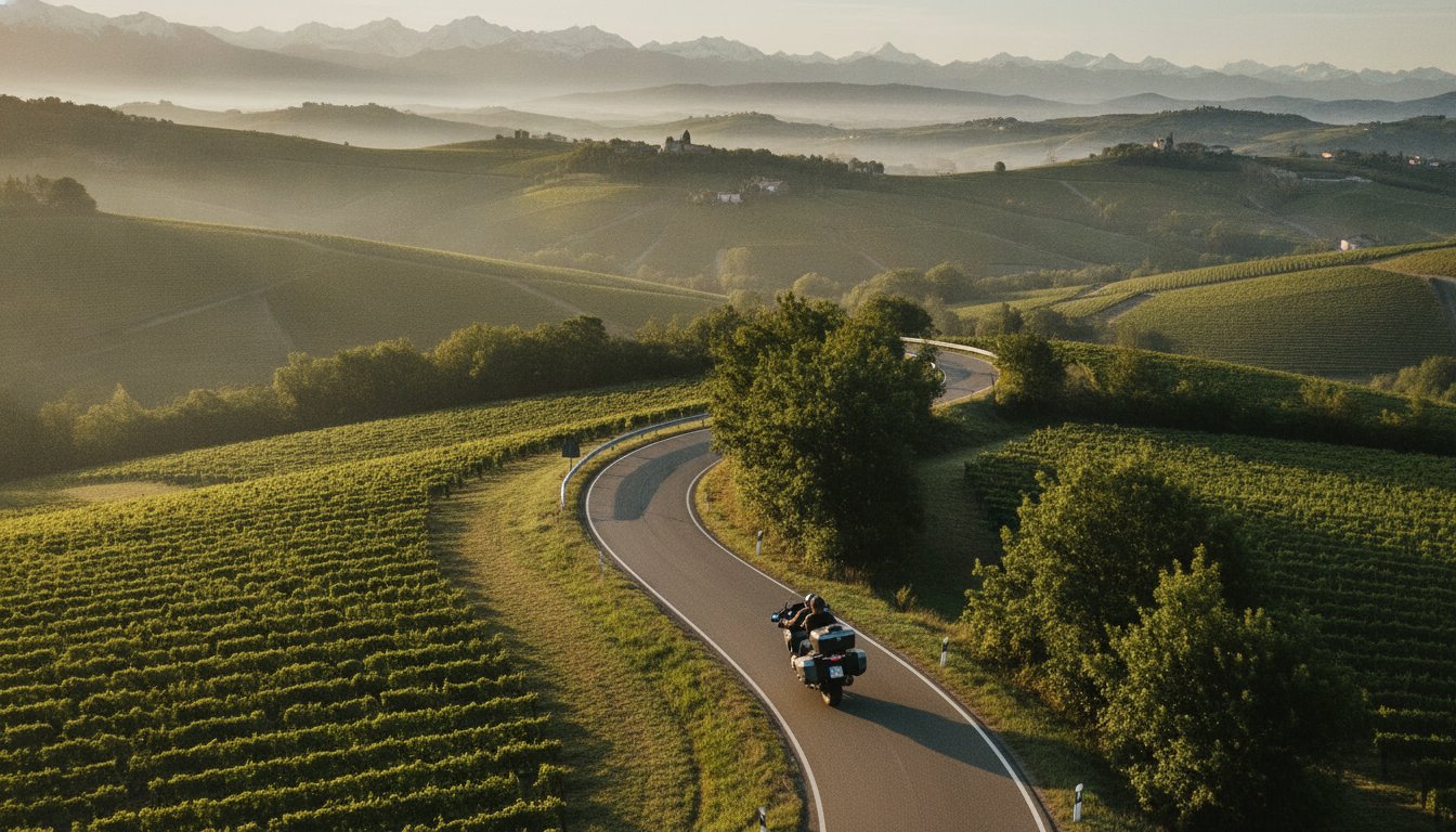 De mooiste motorfiets routes in Piemonte: ontdek de vrijheid van de Italiaanse heuvels