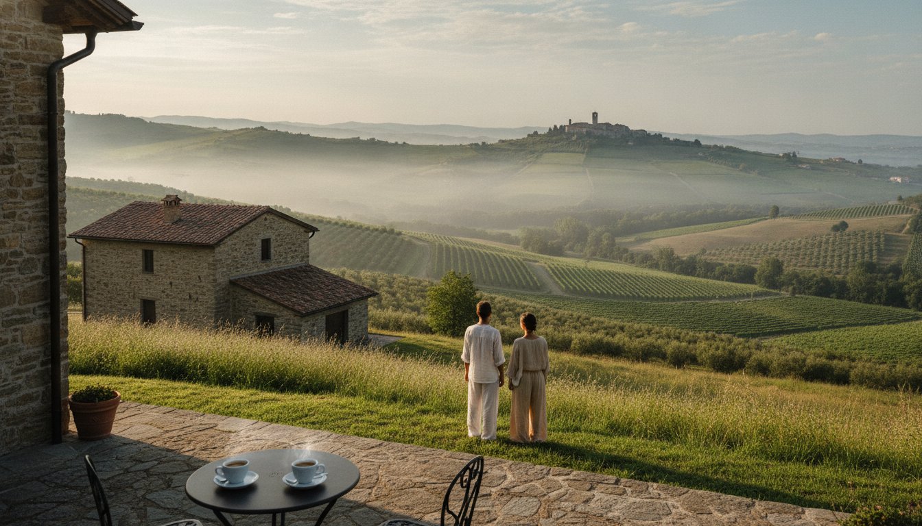 Vakantiehuis op een heuvel in Italië: Genieten van rust en panorama in Piemonte