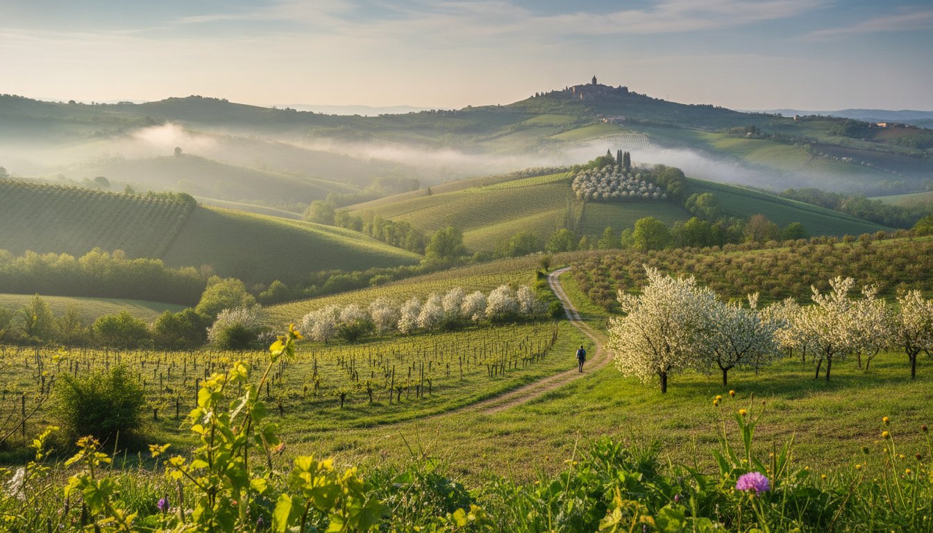 Weer in Piemonte in mei: geniet van het Italiaanse voorjaar in 2026